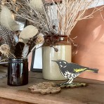 Bridget Farmer | Standing Bird Ornament | New Holland Honeyeater Bridget Farmer | Standing Bird Ornament | New Holland Honeyeater